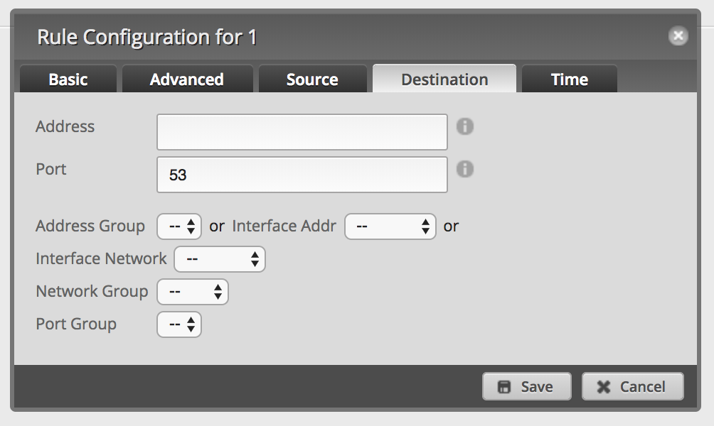 Create Firewall LOCAL Rule 1 Advanced