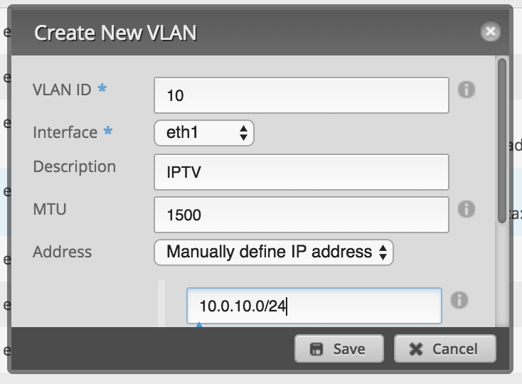 Create VLAN